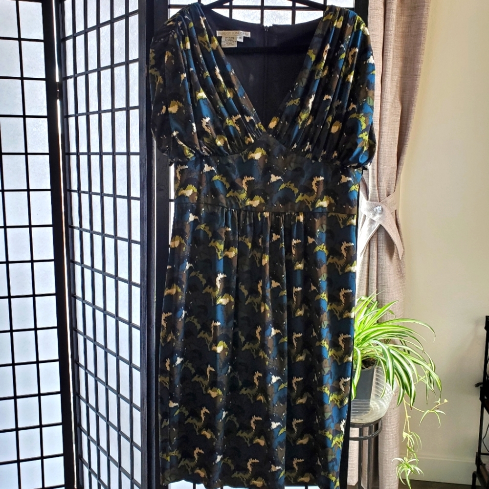 Maggy London Size 14 Print Dress